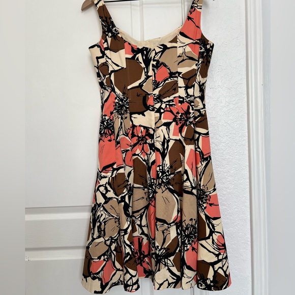 Nine West Vintage Fall Tropical Floral Dress | 10 - Picture 3 of 12